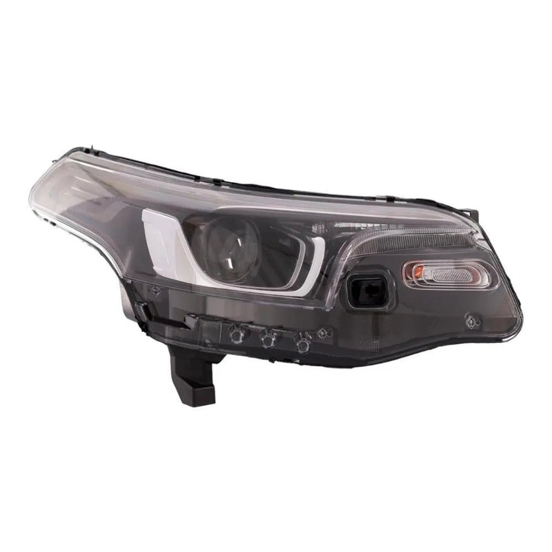 Farol Principal Direito Citroen Aircross 2016 a 2020 Mascara Negra Original - 2224439