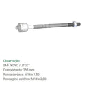 Barra Axial de Direção Novo Uno e Nova Fiorino 2010 em diante Bortec BA 8542