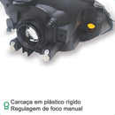 Farol Fiesta 2003 2004 2005 2006 2007 Hatch Sedan