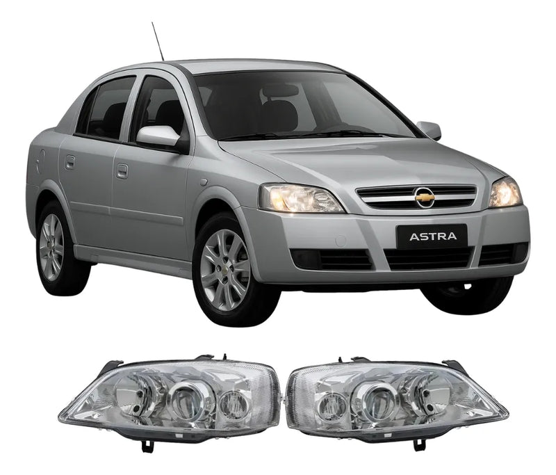 Farol Astra 2003 2004 05 06 07 08 11 Arteb Cromado