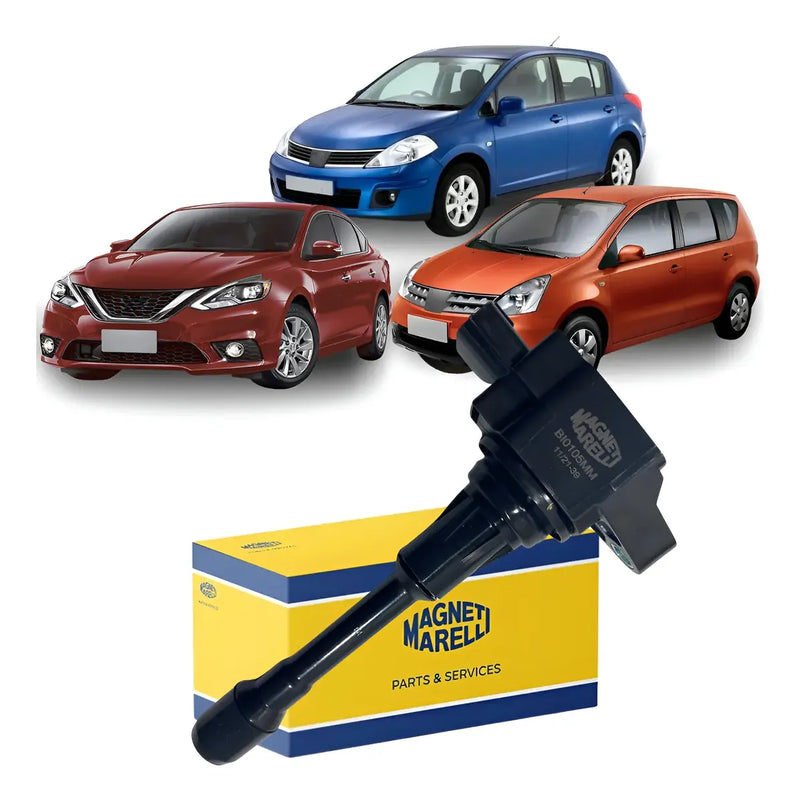 Bobina Ignição Marelli Tiida Sentra Grand Lívina 2009 Á 2018