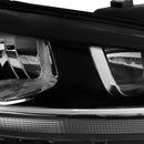 Par Farol Máscara Negra Foco Duplo - Compatível com Volkswagen Fox 2015