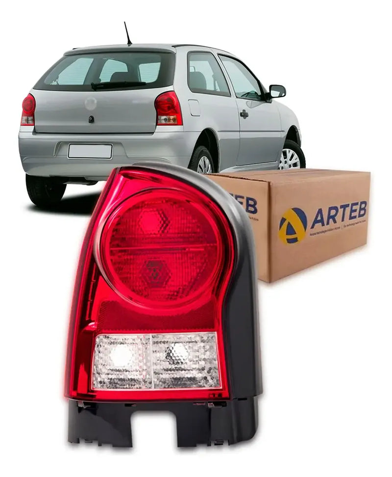Lanterna Traseira Gol G4 Original 2006 A 2009 Preto Esquerdo