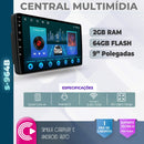 Multimídia Toyota Corolla 2009 A 2014 Qled 2+64gb 9p Carplay