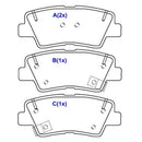 Pastilha de Freio Traseira Hyundai Creta, New Tucson e IX35 Syl S7261C Cerâmica