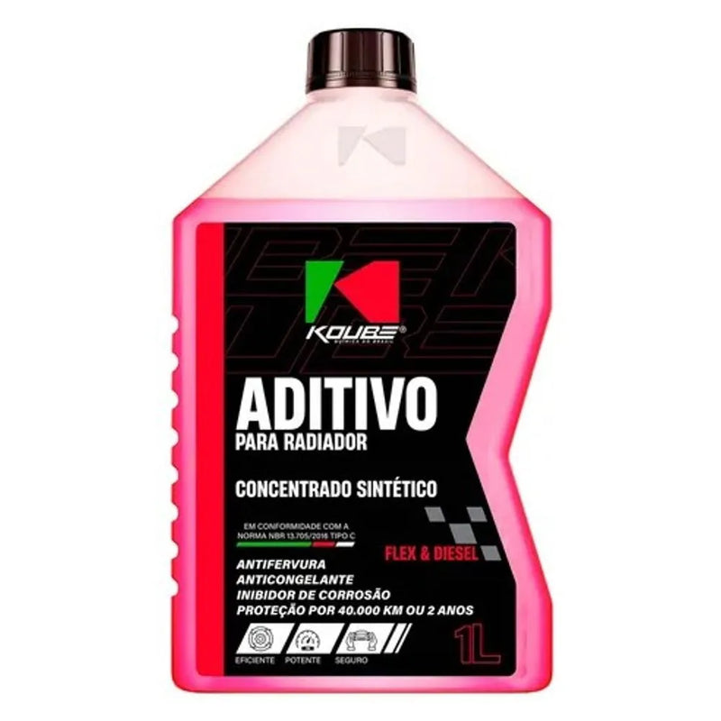 Aditivo de Radiador Concentrado Koube 10001 Proteção Anticorrosiva e Antifervura